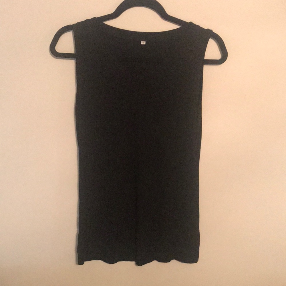 Black tank top